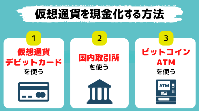 仮想通貨を現金化する方法